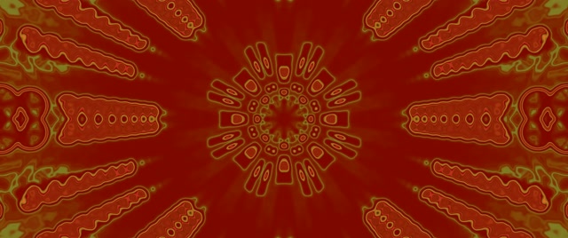 Terowong Neon Pancaran Kaleidoskop 2.39:1 Cinemascope 60fps Screensaver Vj Loop