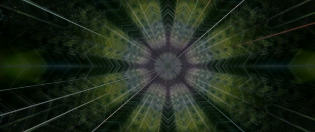 Neon Tunnel Kaleidoscope Vortex - 2.39:1 Cinemascope 60fps Screensaver Loop