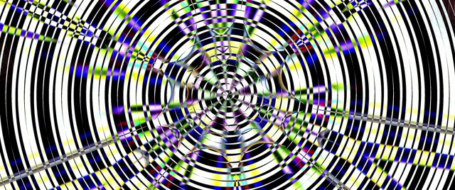 Neon Tunnel Spiraling Vortex Loop 2.39:1 Cinemascope 60fps VJ Animation Screensaver