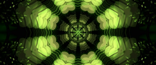 Neon Tunnel Kaleidoscope Vortex Loop 2.39:1 Cinemascope 60fps Screensaver