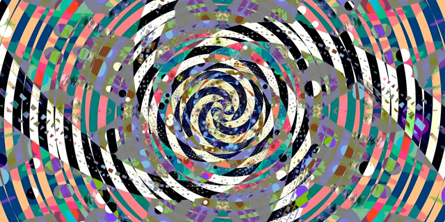 Terowong Neon Spiral Vortex 2:1 Univisium 60fps Screensaver VJ Loop