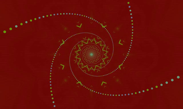 Terowong Neon Kaleidoskop Bintang Letupan VJ Loop 5:3 Wide 60fps Screensaver