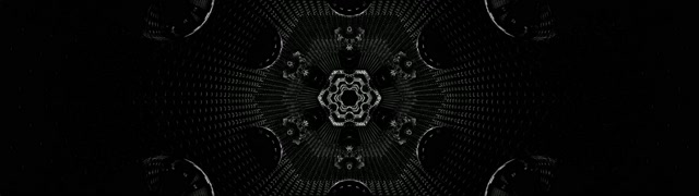 Terowong Neon Kaleidoskop Fraktal 32:9 Super Ultrawide 60fps Penyelamat Skrin VJLoops