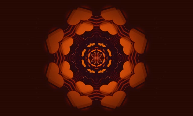 Terowong Neon Oktagon Mandala Vj Loop 5:3 Wide 60fps Screensaver