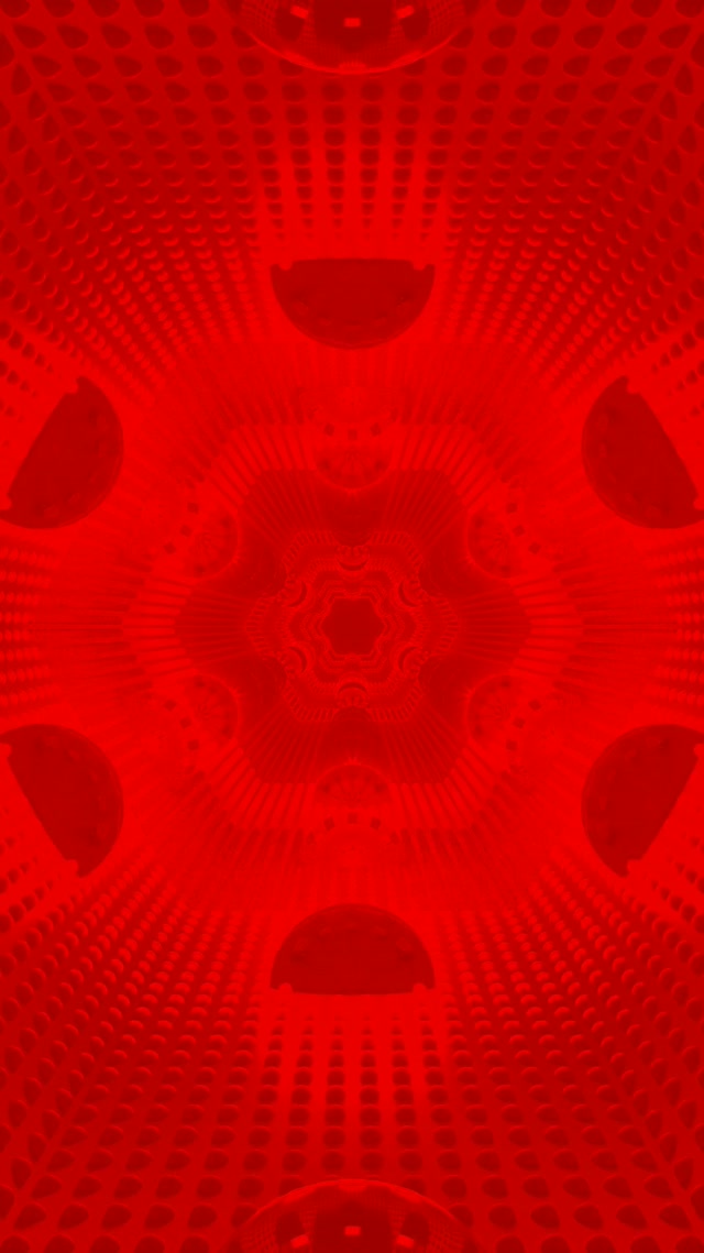 Terowong Neon Merah Tengkorak Heksagon Vj Loop 9:16 Reels 60fps Screensaver