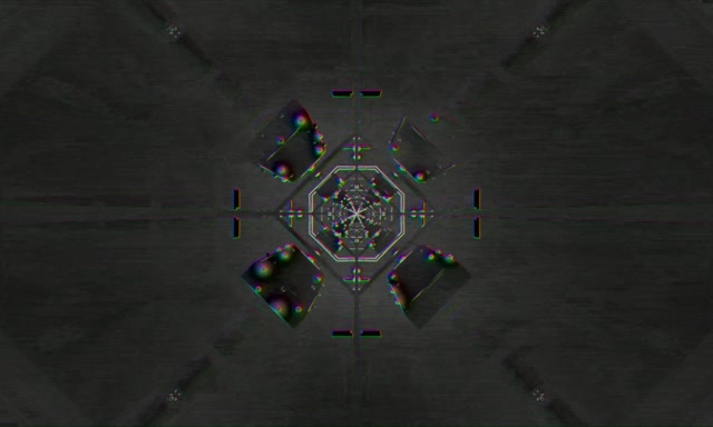 Pulsating Hexagon Neon Tunnel VJ Loop 5:3 Wide 60fps Screensaver