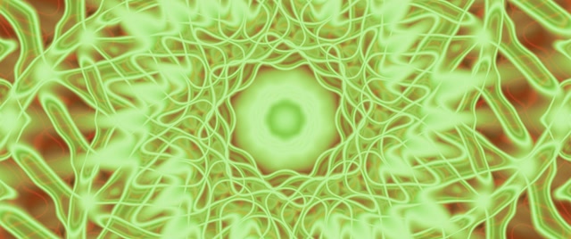 Neon Tunnel Pulsating Organic Vortex VJ Loop 2.39:1 Cinemascope 60fps Screensaver