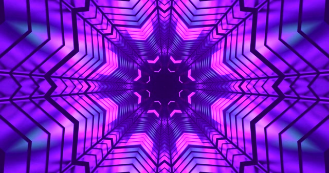 Neon Tunnel Schermbeveiliging Windows 10 | 4K UHD 60fps VJLoops Visuele Achtergrond