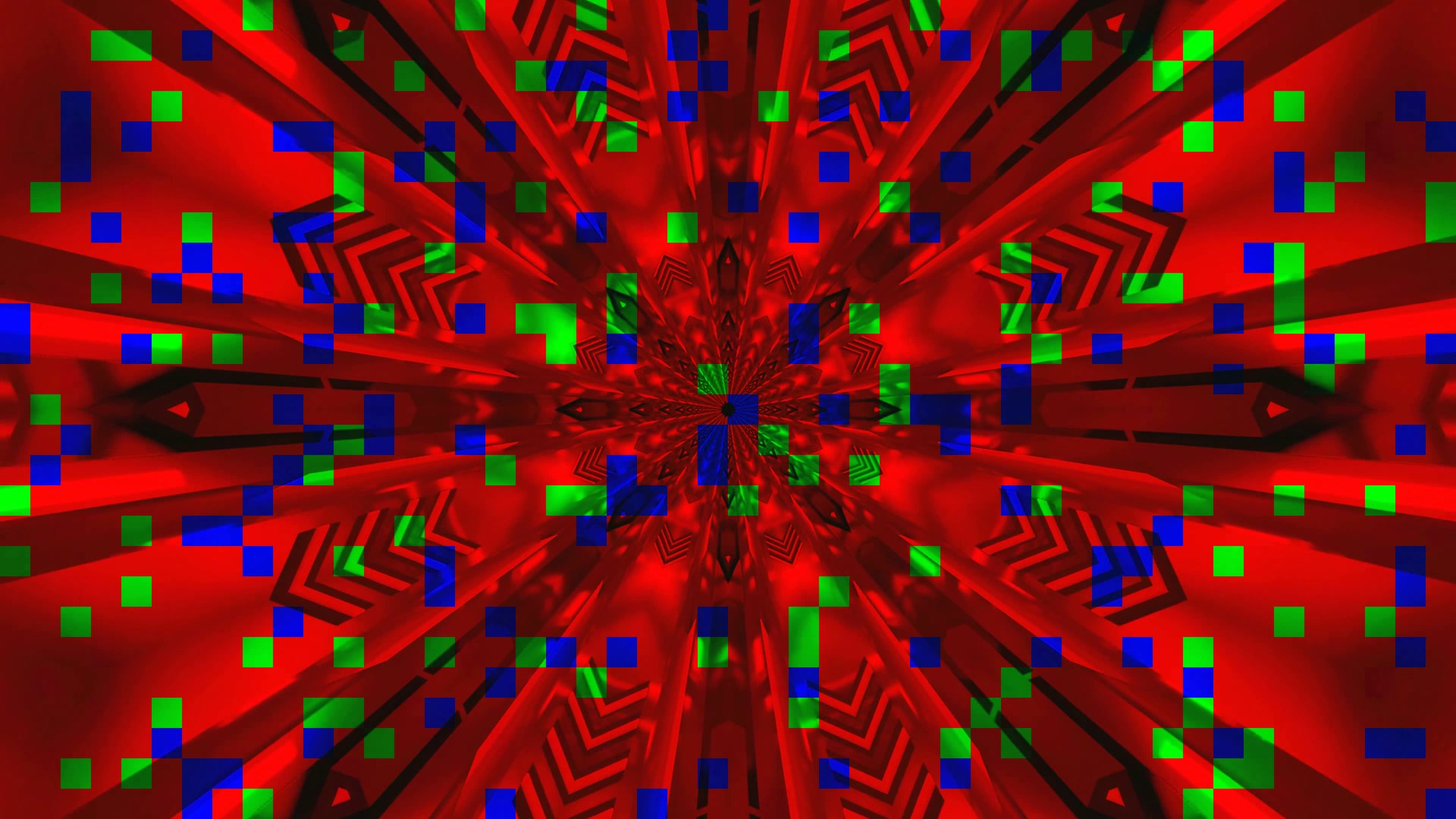 Rood Neon Tunnel 4K UHD 60fps Screensaver VJ Loop PC Laptop