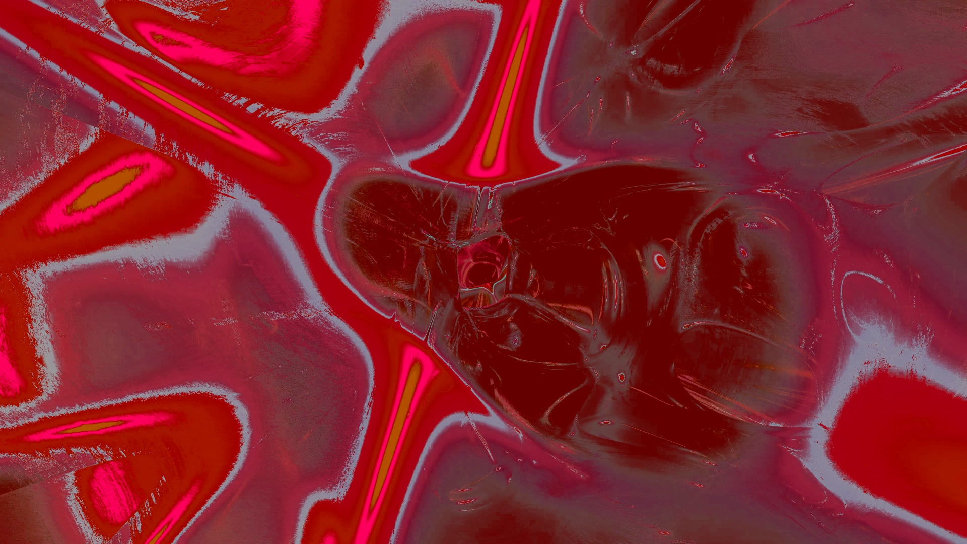 Rood Neon Tunnel Schermbeveiliging 4K UHD 60fps VJ Loop