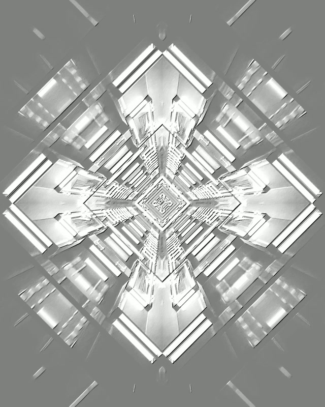 Neon Tunnel Fractal Diamant Kruis VJLoops 4:5 Instagram 60fps Schermbeveiliging