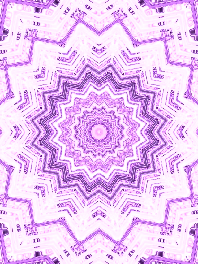 Paarse Ster Neon Tunnel Schermbeveiliging 3:4 iPad Portret 60fps VJ Loop