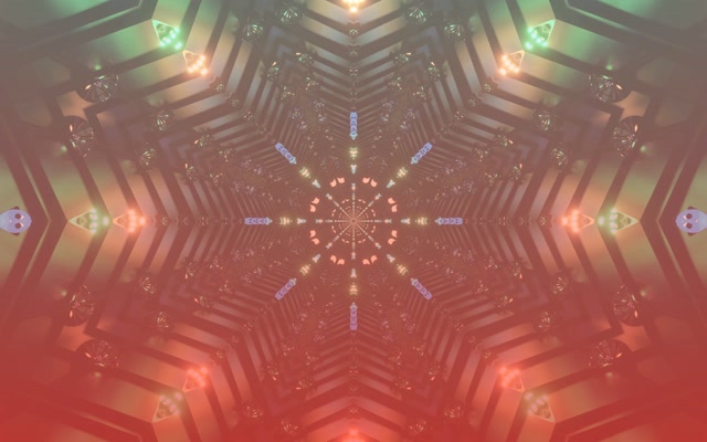 Neon Tunnel Roze Kaleidoscoop VJ Loop 16:10 MacBook 60fps Schermbeveiliging