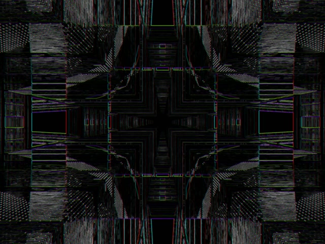 Neon Tunnel Kaleidoscope Grid 4:3 Classic 60fps VJ Loop Screensaver
