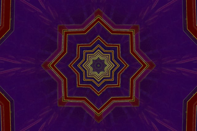 Neon Tunnel Ster Vortex 3:2 Surface 60fps Schermbeveiliging VJ Loop