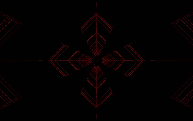 Rood Neon Tunnel Pijl Werveling VJ Loop 60fps 16:10 Macbook Schermbeveiliging