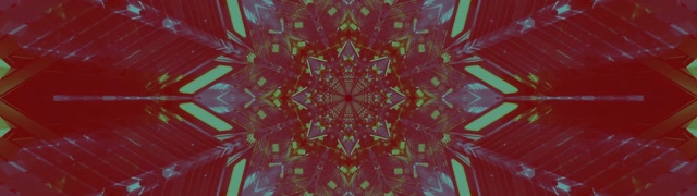 Neon Tunnel Zigzag Kaleidoscoop VJLoops 32:9 Super Ultrawide 60fps Schermbeveiliging