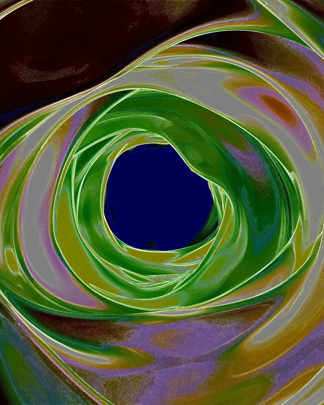 Neon tunnel screensaver groene draaikolk vortex 4:5 instagram 60fps VJLoops windows 11