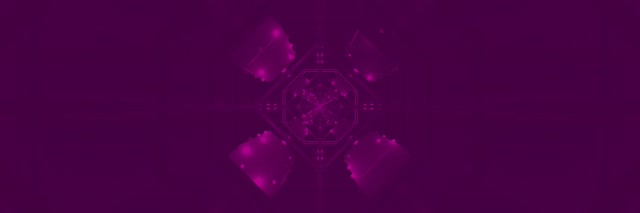 Paarse Neon Tunnel Schermbeveiliging 3:1 Triple Wide 60fps VJLoops PC Laptop