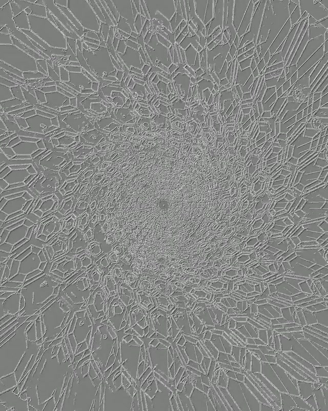 Neon Tunnel Kristal Zeshoek Draaikolk Schermbeveiliging 4:5 Instagram 60fps VJLoops