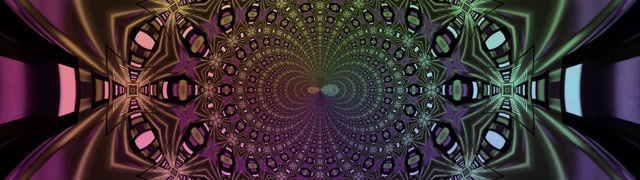 Neon Tunnel Fractal Kaleidoscoop 32:9 Ultrawide 60fps Schermbeveiliging VJLoops