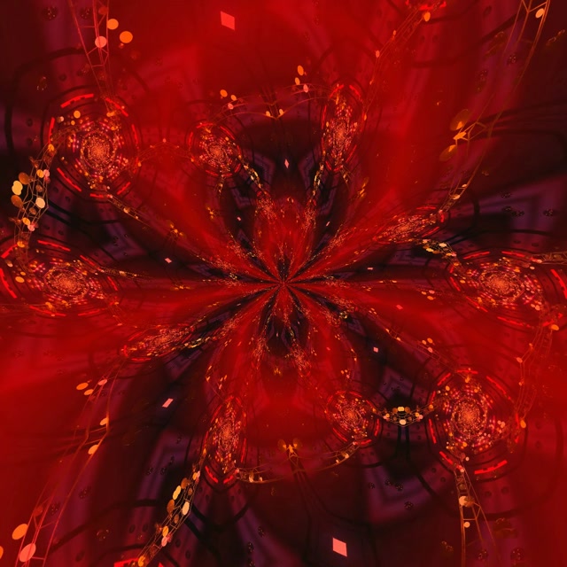 Neon Tunnel Kaleidoscope Burst | 1:1 Square 60fps VJ Loop Screensaver