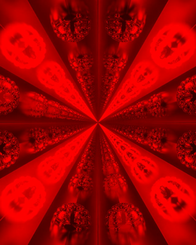 Fractaal Mandelbrot Neon Tunnel Rood VJLoops 4:5 Instagram 60fps Schermbeveiliging