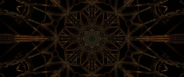 Neon Tunnel Koper Mandala Screensaver 2.39:1 60fps VJ Loop PC Laptop