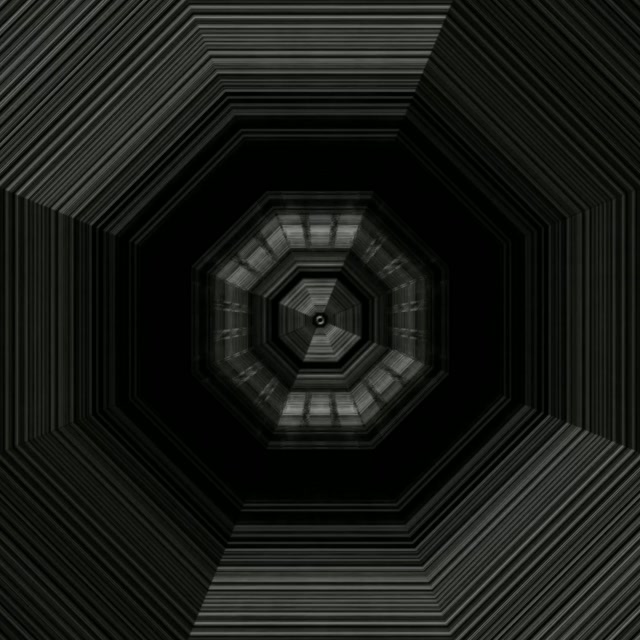 Octagonal Neon Tunnel 1:1 Square 60fps Screensaver VJ Loop