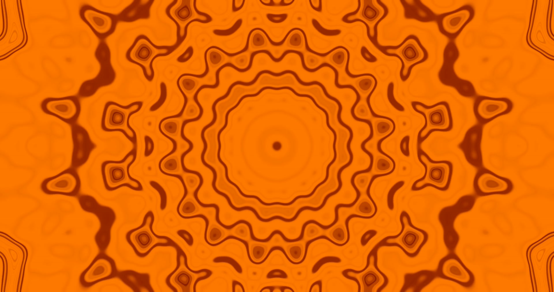 Hypnotisch Amber Neon Tunnel 4k uhd 60fps schermbeveiliging VJ animatie