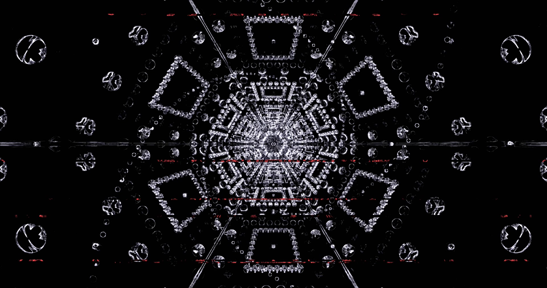 Kristal Neon Tunnel Schermbeveiliging 4K UHD 60fps VJ Loop