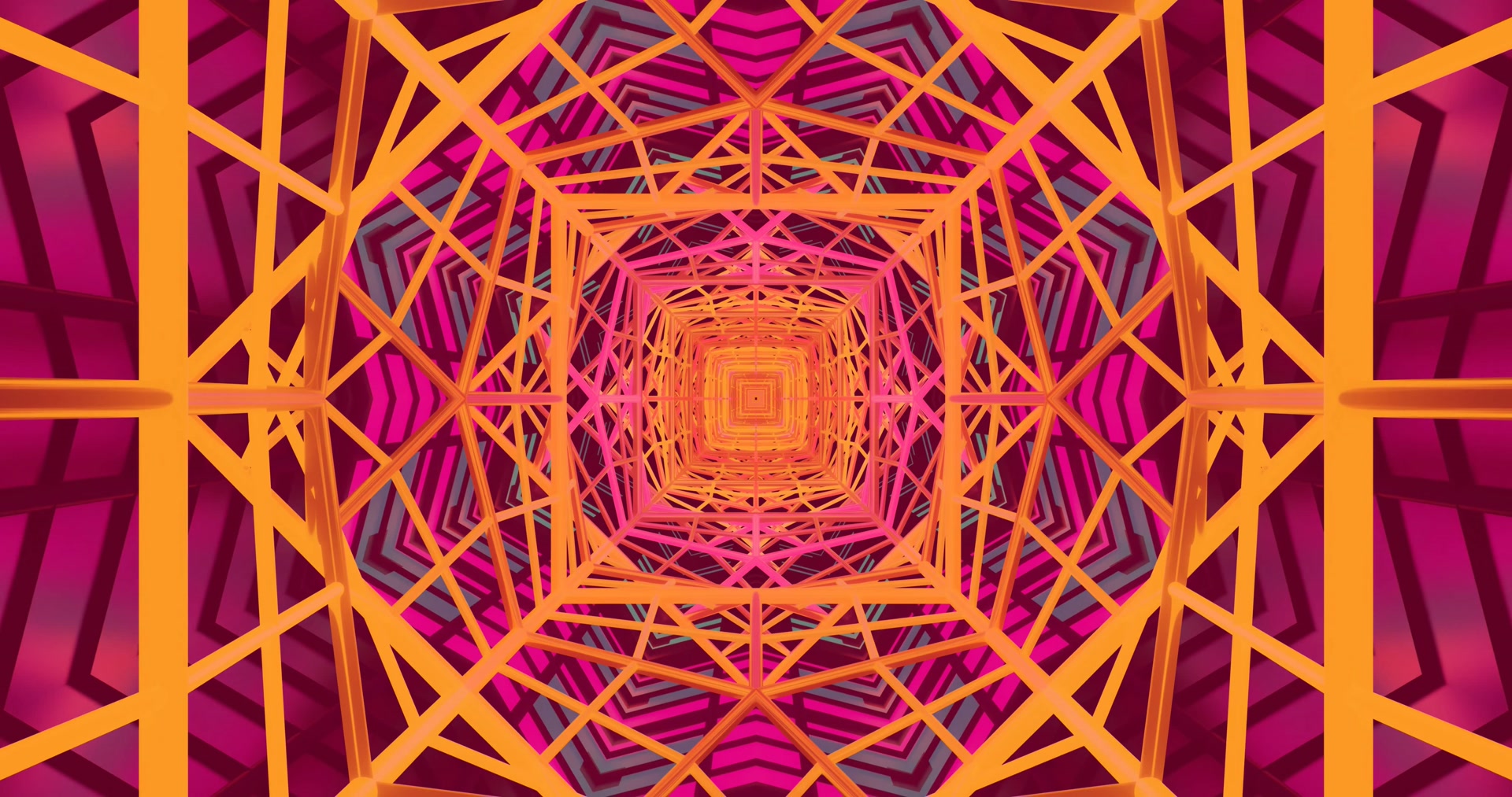 Neon Tunnel VJ Loop 4K UHD 60FPS Screensaver Windows Laptop