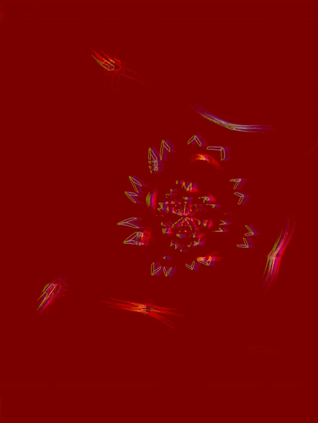 Neon Tunnel Fractal Kaleidoscoop Uitbarsting VJ Loop 3:4 iPad Portrait 60fps Screensaver