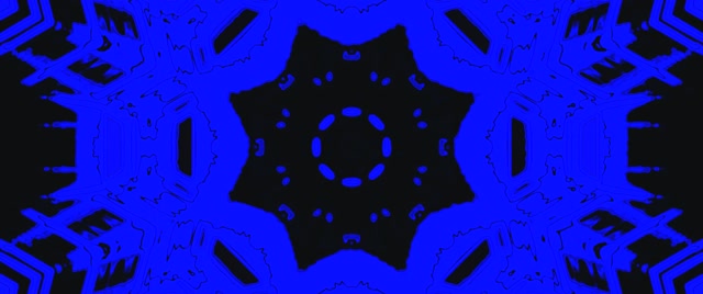 Blauw Zwart Neon Tunnel Screensaver 2.39:1 Cinemascope 60fps VJLoops