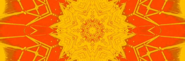 Neon Tunnel Mandala Ster Uitbarsting 3:1 Triple Breed 60fps Schermbeveiliging VJ Loop