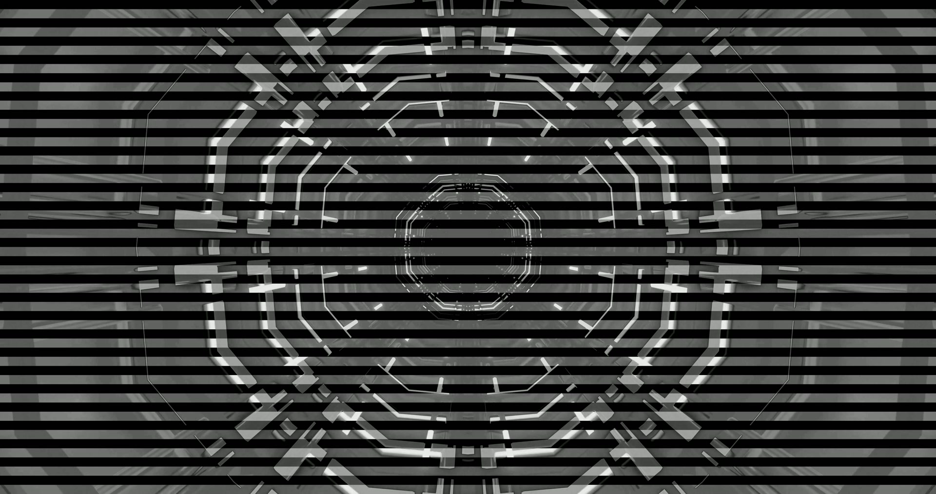 S&H Neontunnel Skjermbeskytter 4K UHD 60fps VJ Loop PC Laptop