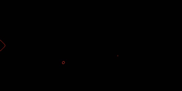 Brennende Rød Fraktal Kaleidoskop Neon Tunnel VJLoops 2:1 Univisium 60fps Skjermsparer