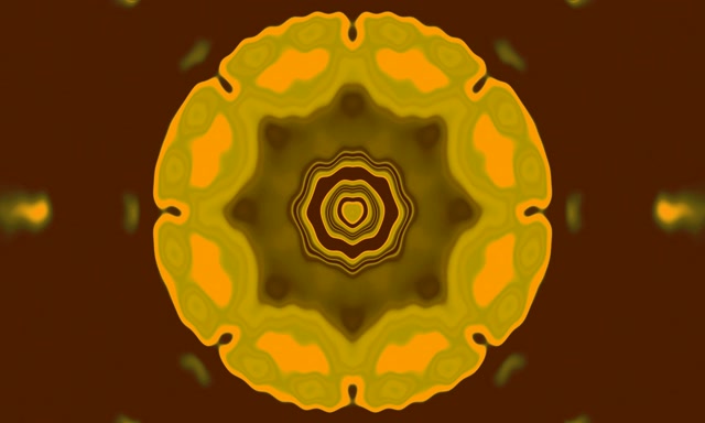 Neontunnel Stjerne Mandala 5:3 bred 60fps Skjermsparer VJ loop