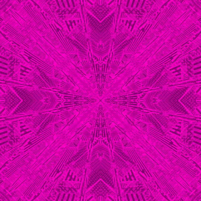 Neon Tunnel Magenta Kaleidoskop Utbrudd VJ Loop 1:1 Kvadrat 60fps Skjermsparer