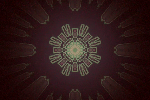 Neontunnel Kaleidoskop Radial Utbrudd 3:2 surface 60fps Skjermsparer VJ Loop
