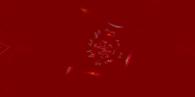 Neon Tunnel Fraktal Kaleidoskop Eksplosjon VJ Loop 2:1 Univisium 60fps Skjermsparer