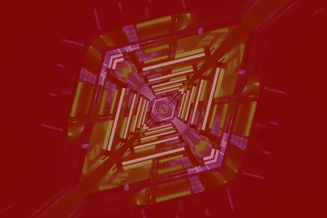 Neon Tunnel Roterende Diamant Vortex VJ Loop 3:2 Surface 60fps Skjermsparer
