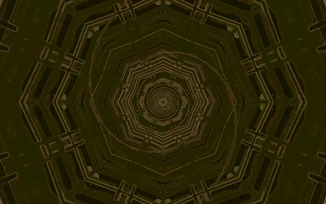 Neon Tunnel Oktagon Vortex VJ Loop 60fps 16:10 MacBook Skjermsparer