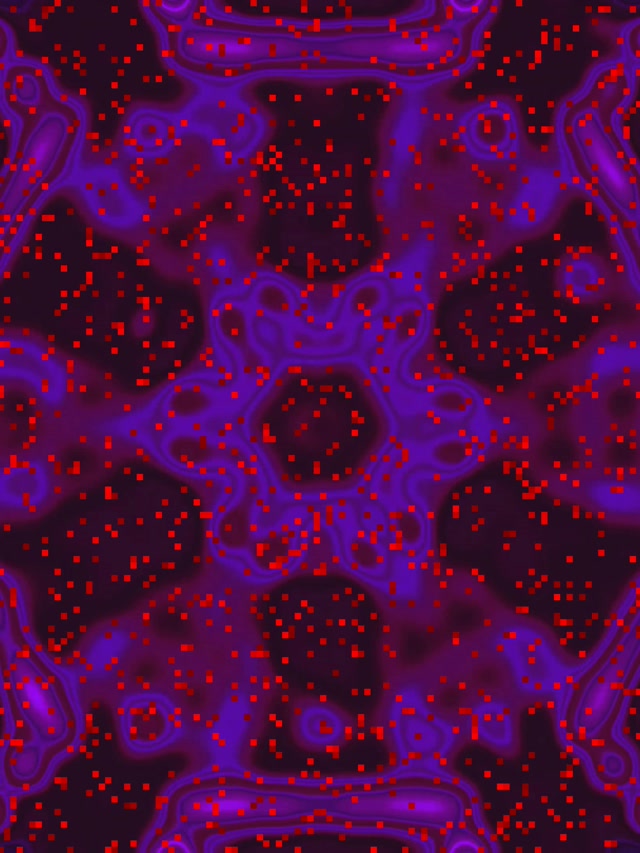 Neon Tunnel Lilla Rød Spiral Vj Loop 3:4 iPad Portrett 60fps Skjermbeskytter