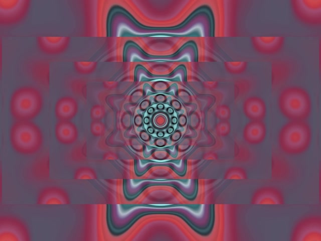 Pulsating Neon Tunnel VJ Loop 60fps 4:3 Classic Screensaver Kaleidoscope