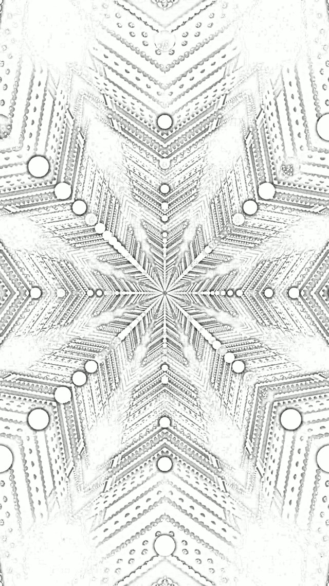 Hvit Krystall Neontunnel Skjermbeskytter 60fps 9:16 Reels VJ Loop PC