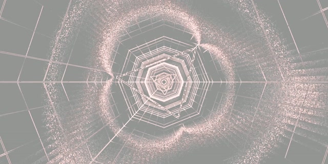 Neon Tunnel Oktagon Vortex VJ Loop 2:1 Univisium 60fps Skjermsparer