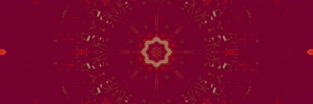 Neon Tunnel Mandala Stjerne Eksplosjon 3:1 Trippel Bred 60fps Skjermbeskytter Vj Loop