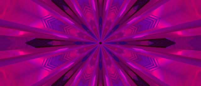 Neon Tunnel Kaleidoscope Burst 21:9 Ultrawide 60fps VJ Loop Screensaver