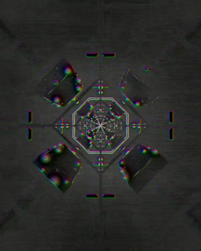 Neon Tunnel Kaleidoscope Vortex | 4:5 Instagram | 60fps Screensaver